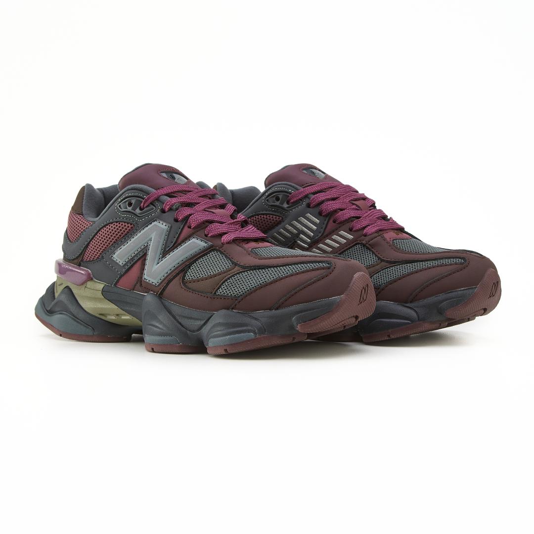 New Balance 9060 Brown Bordo Leather