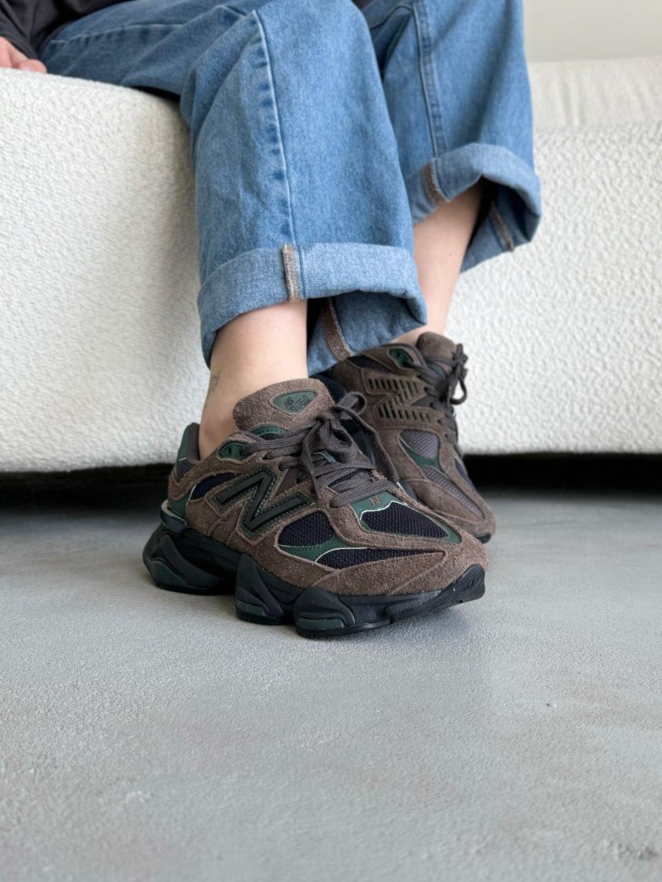 New Balance 9060 Brown Dark Green
