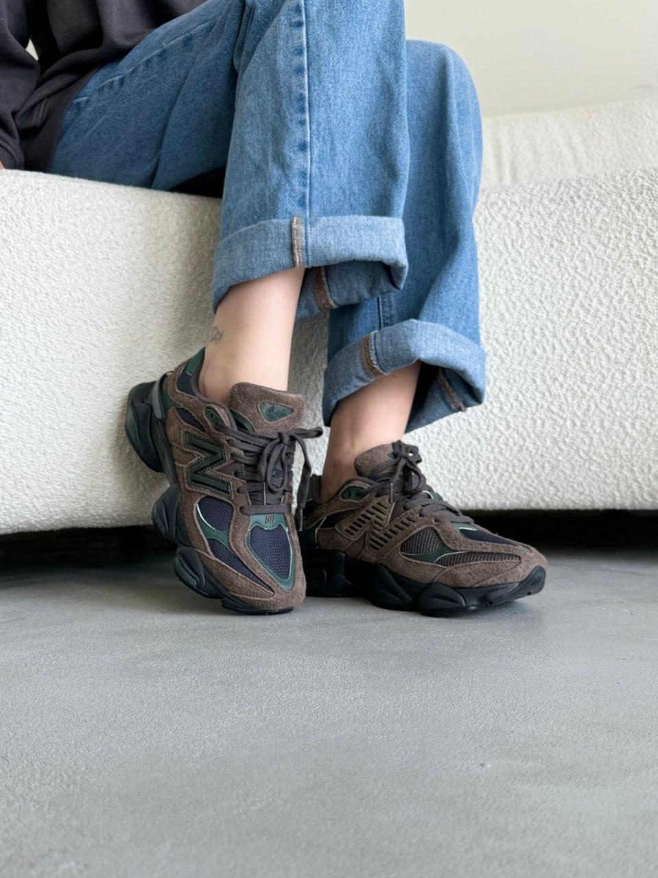 New Balance 9060 Brown Dark Green