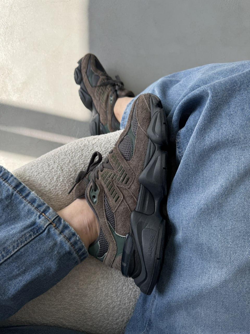 New Balance 9060 Brown Dark Green
