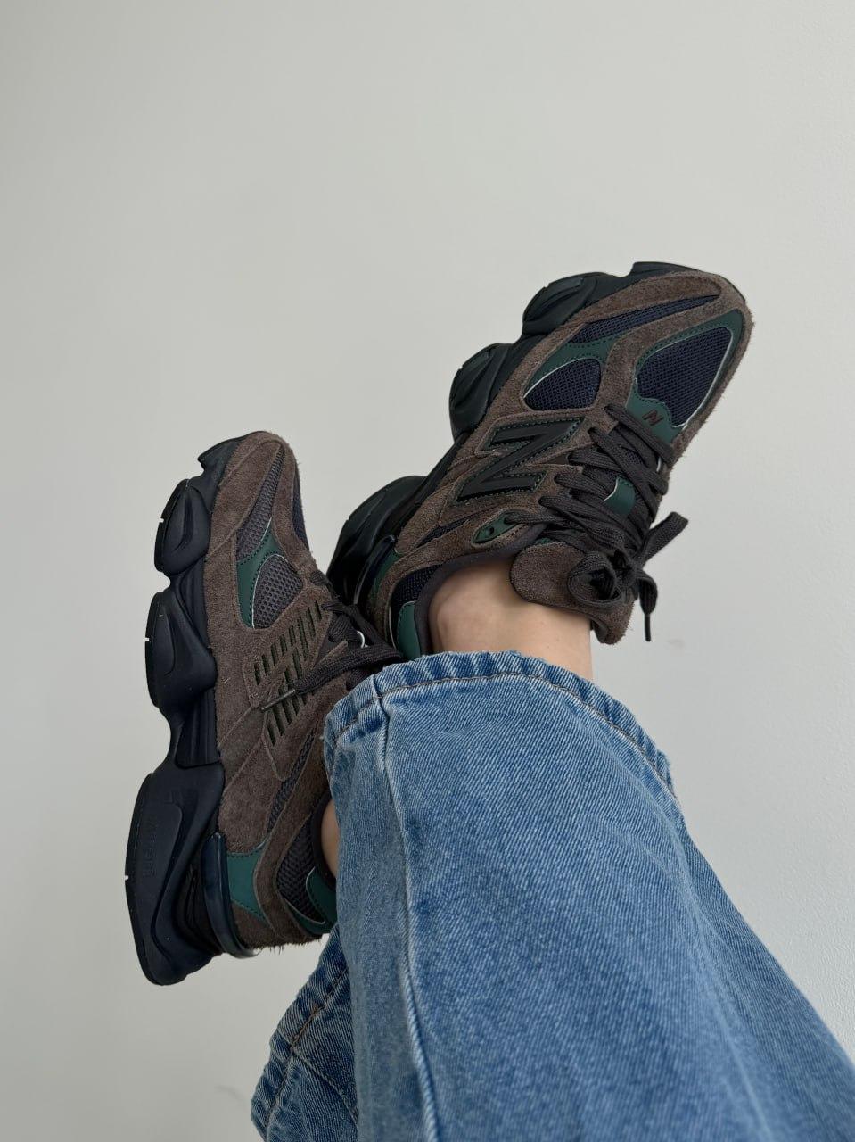 New Balance 9060 Brown Dark Green