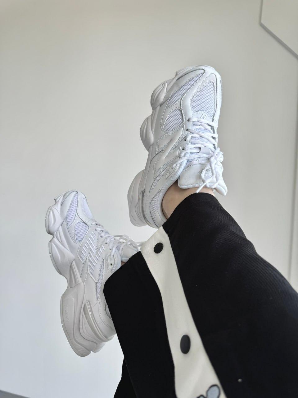 New Balance 9060 Triple White