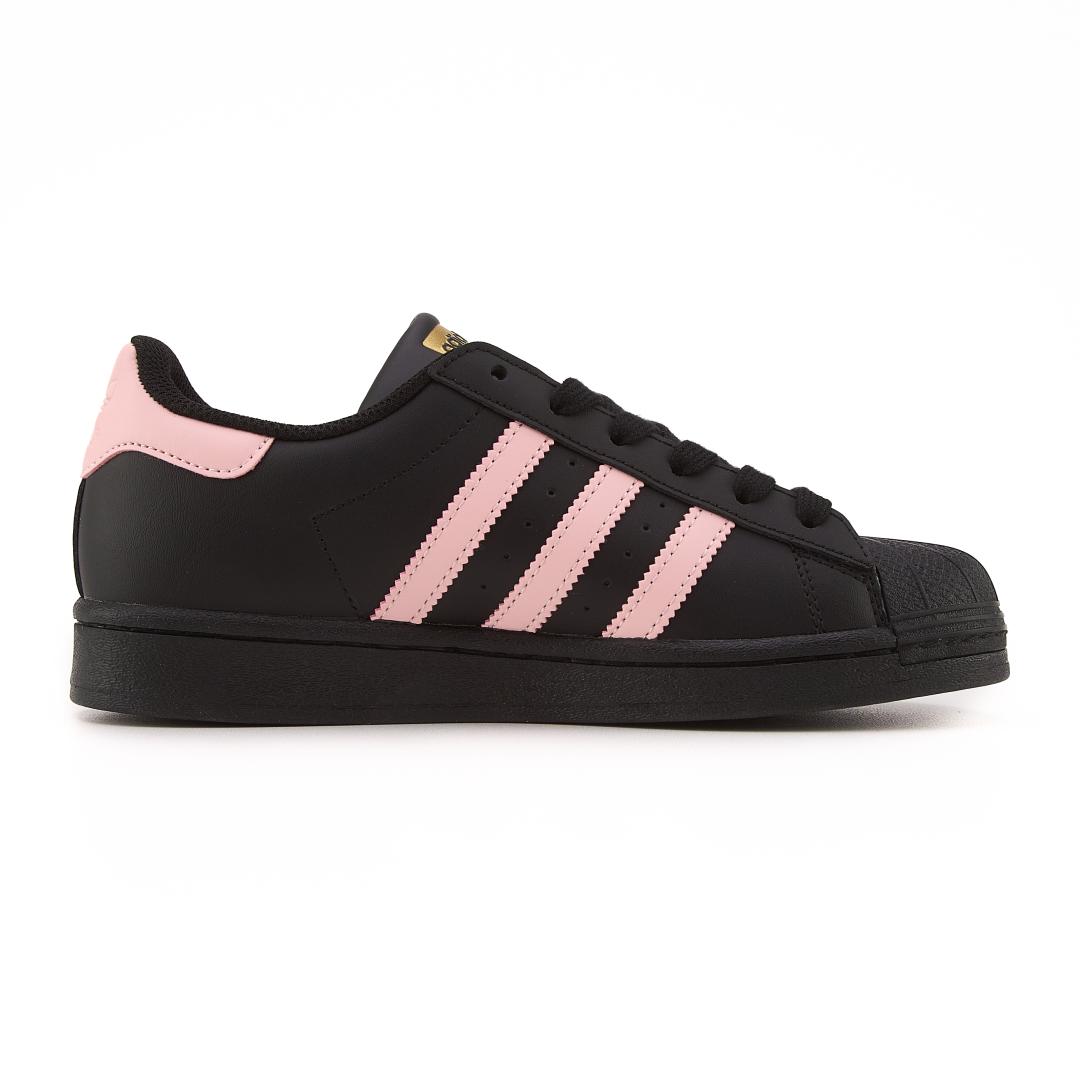 Adidas Superstar Black Pink Smile