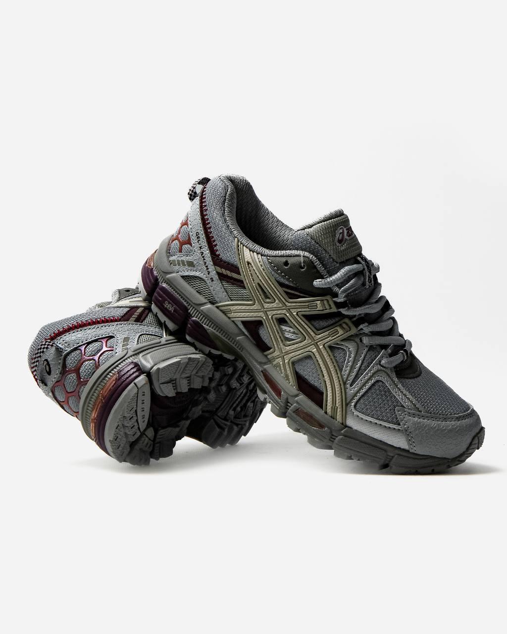 Asics Gel-Kahana 8 Grey Burgundy v3