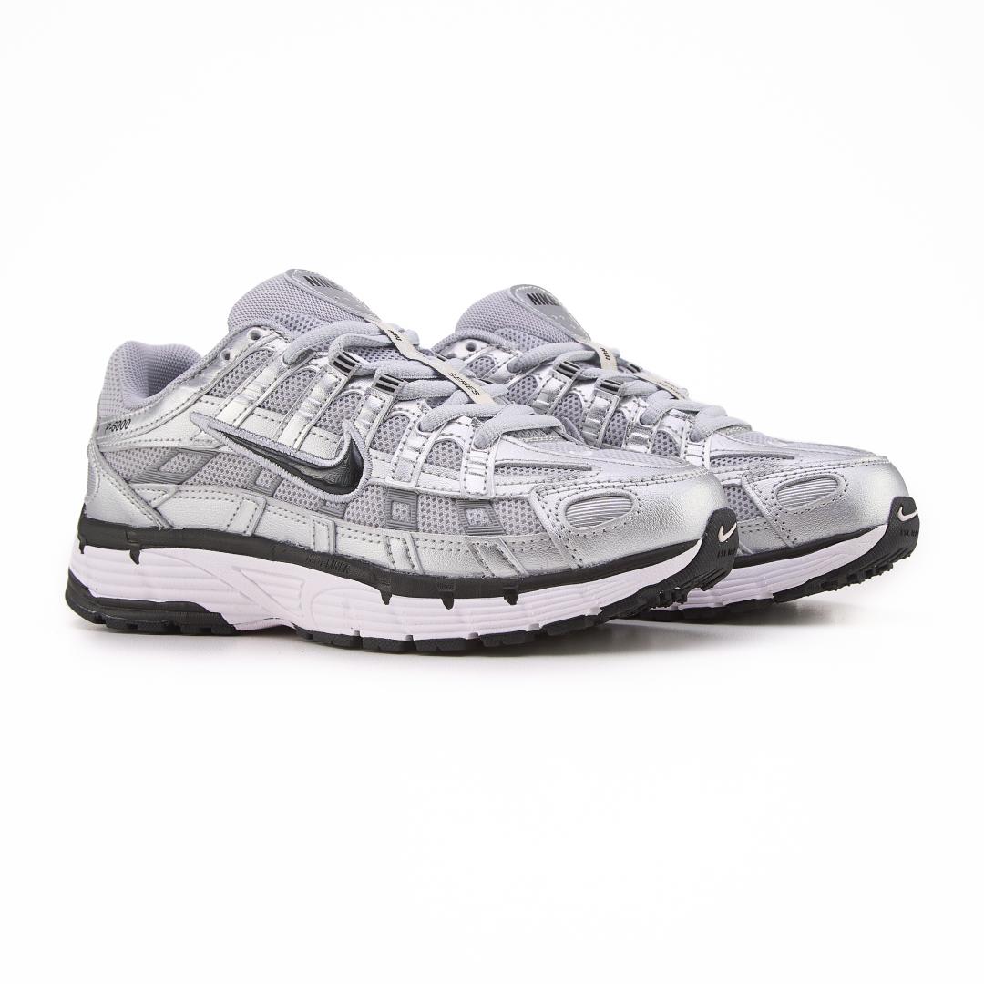 Nike P6000 White Silver