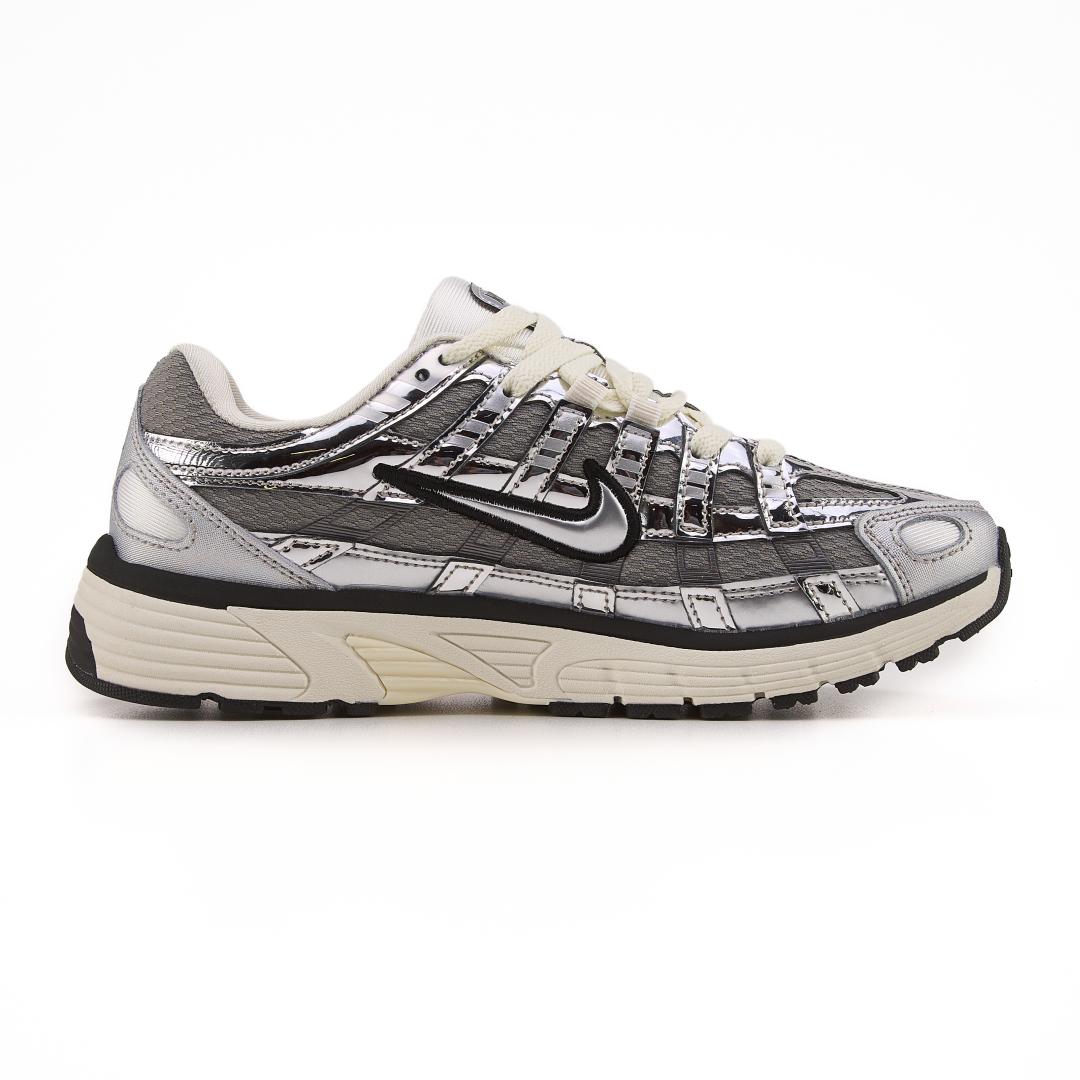 Nike P6000 White Silver Black