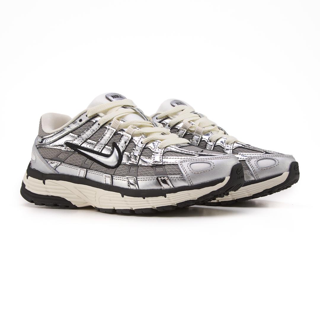 Nike P6000 White Silver Black