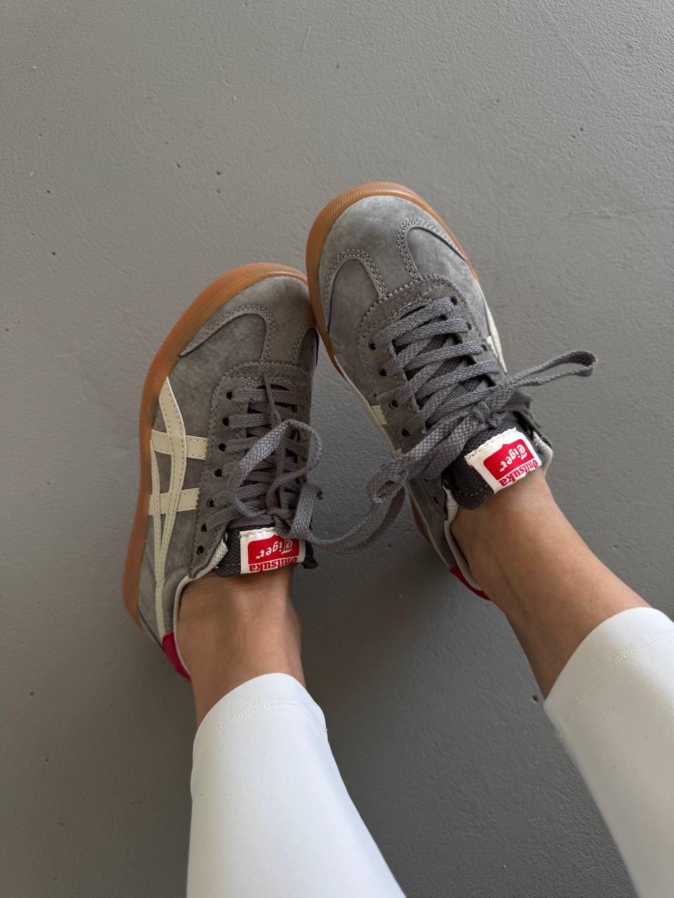 Asics Onitsuka Tiger Grey Red