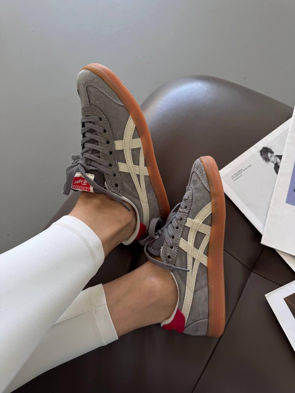 Asics Onitsuka Tiger Grey Red