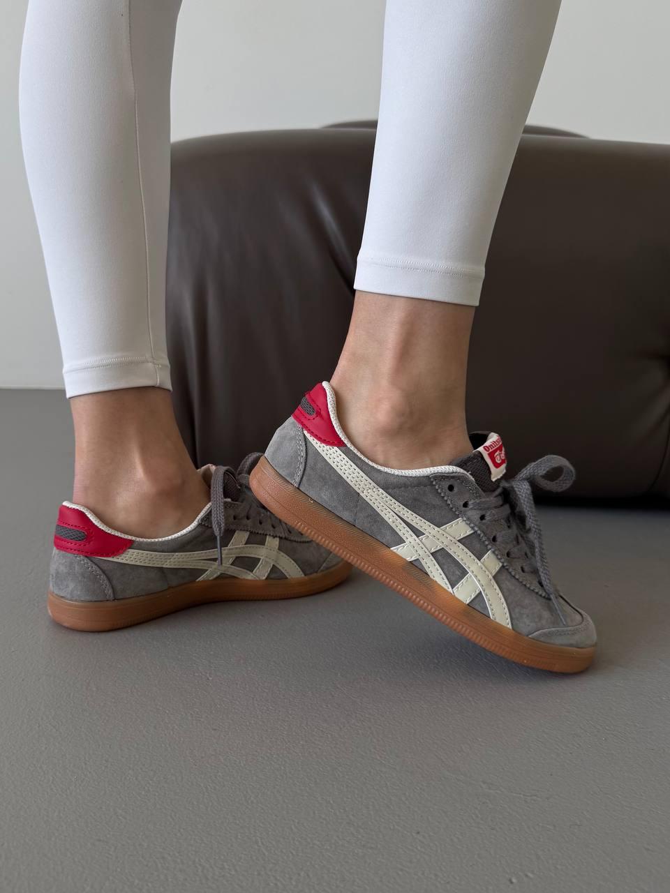 Asics Onitsuka Tiger Grey Red