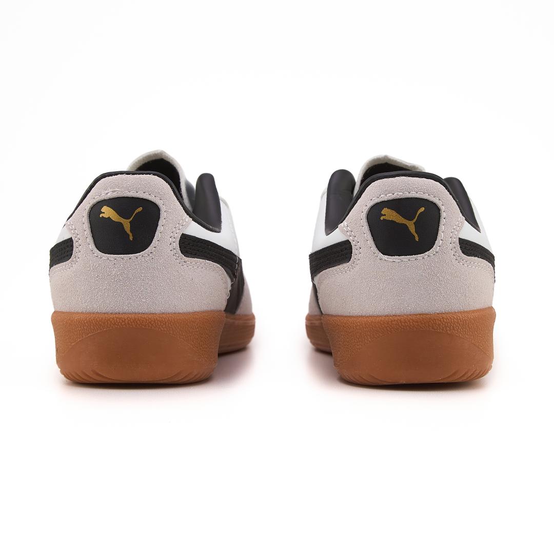 Puma Palermo Leather White Grey Black Gum