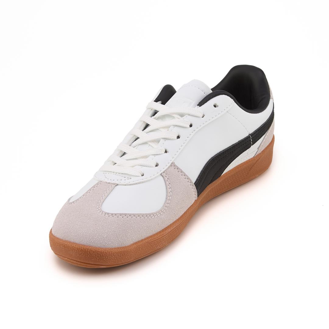 Puma Palermo Leather White Grey Black Gum