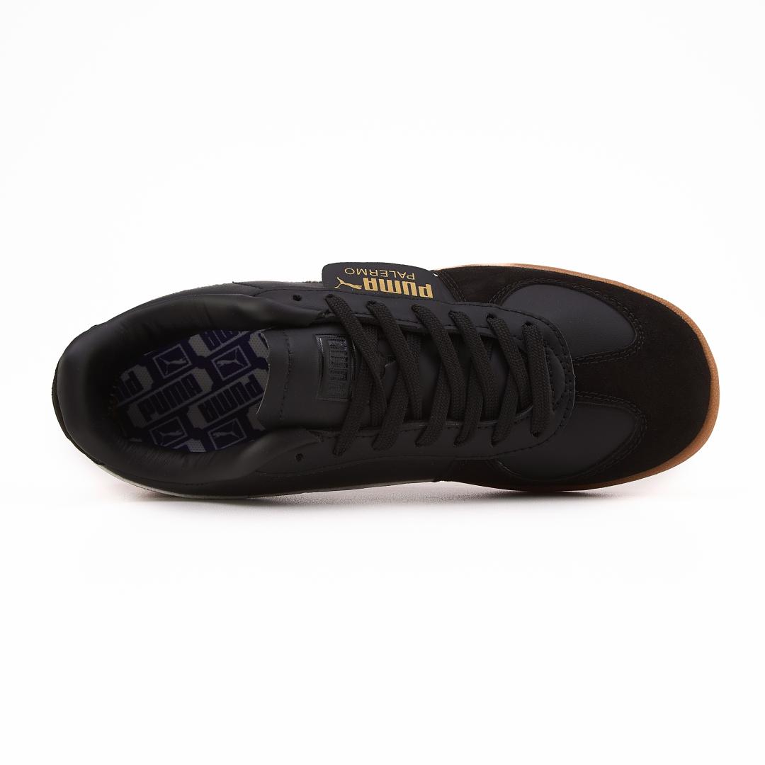 Puma Palermo Leather Black White Gum