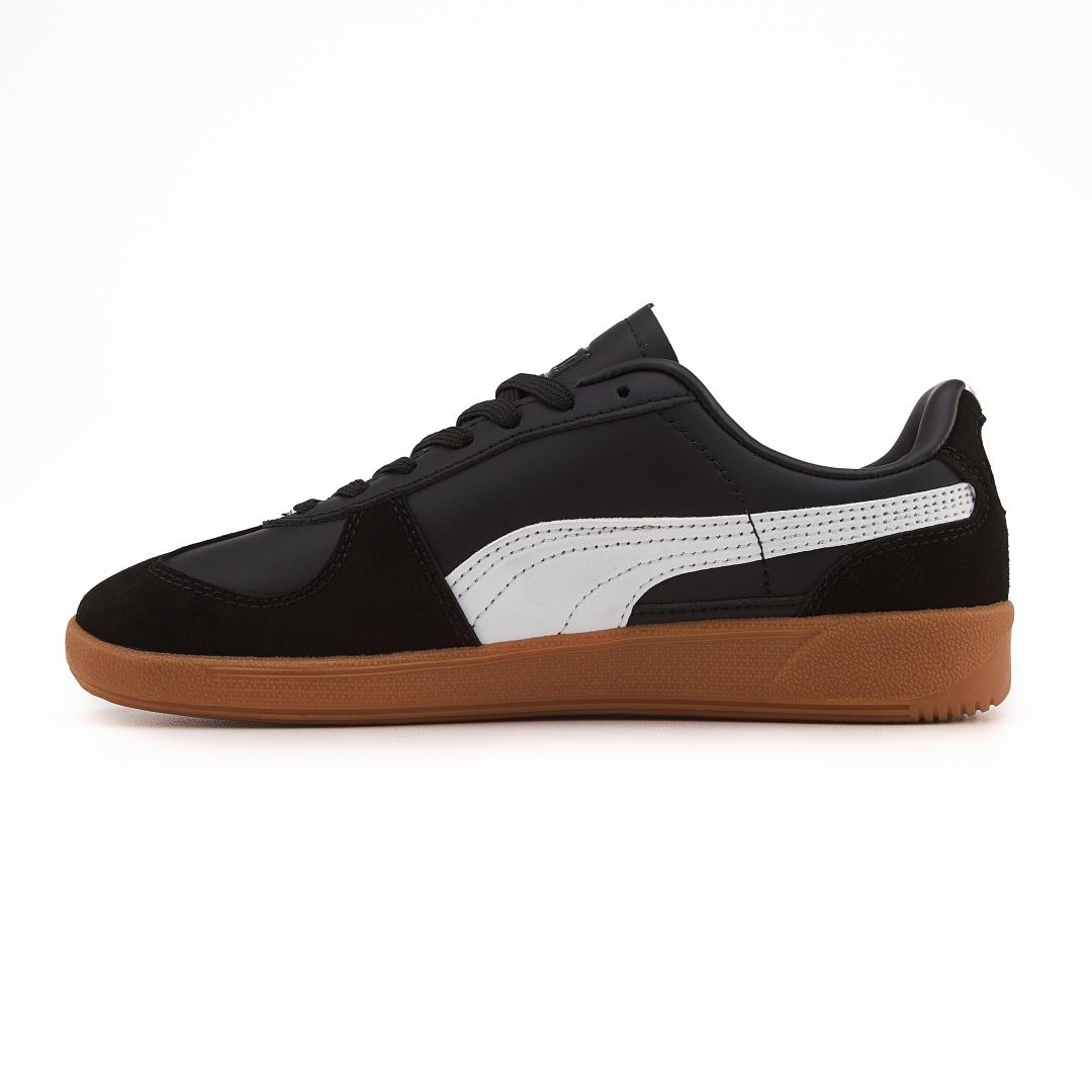 Puma Palermo Leather Black White Gum