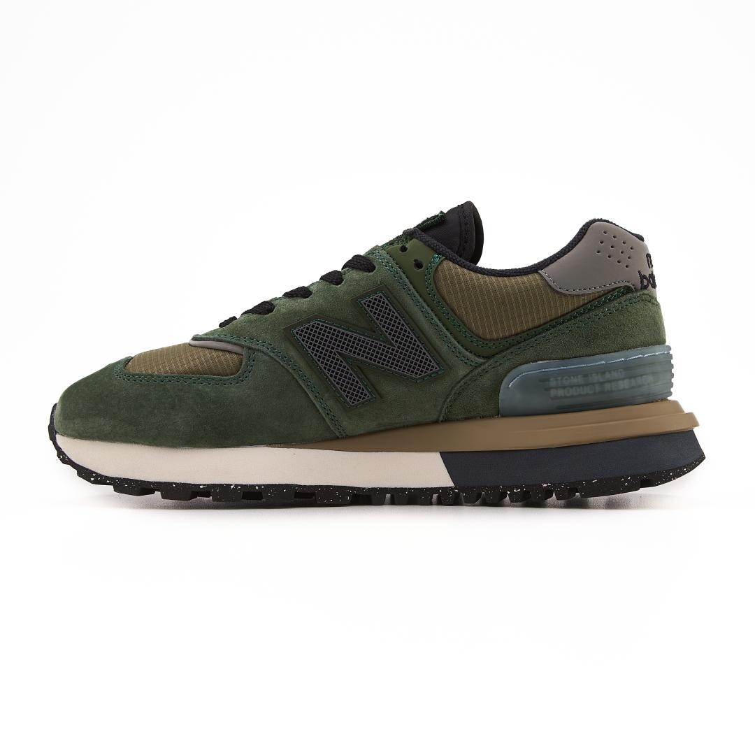 New Balance 574 Legacy x Stone Island Green
