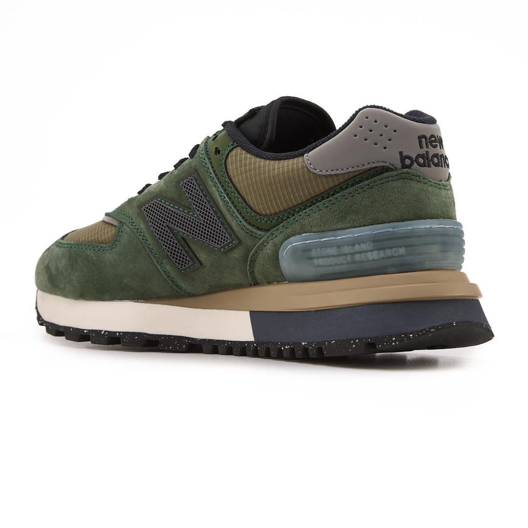 New Balance 574 Legacy x Stone Island Green