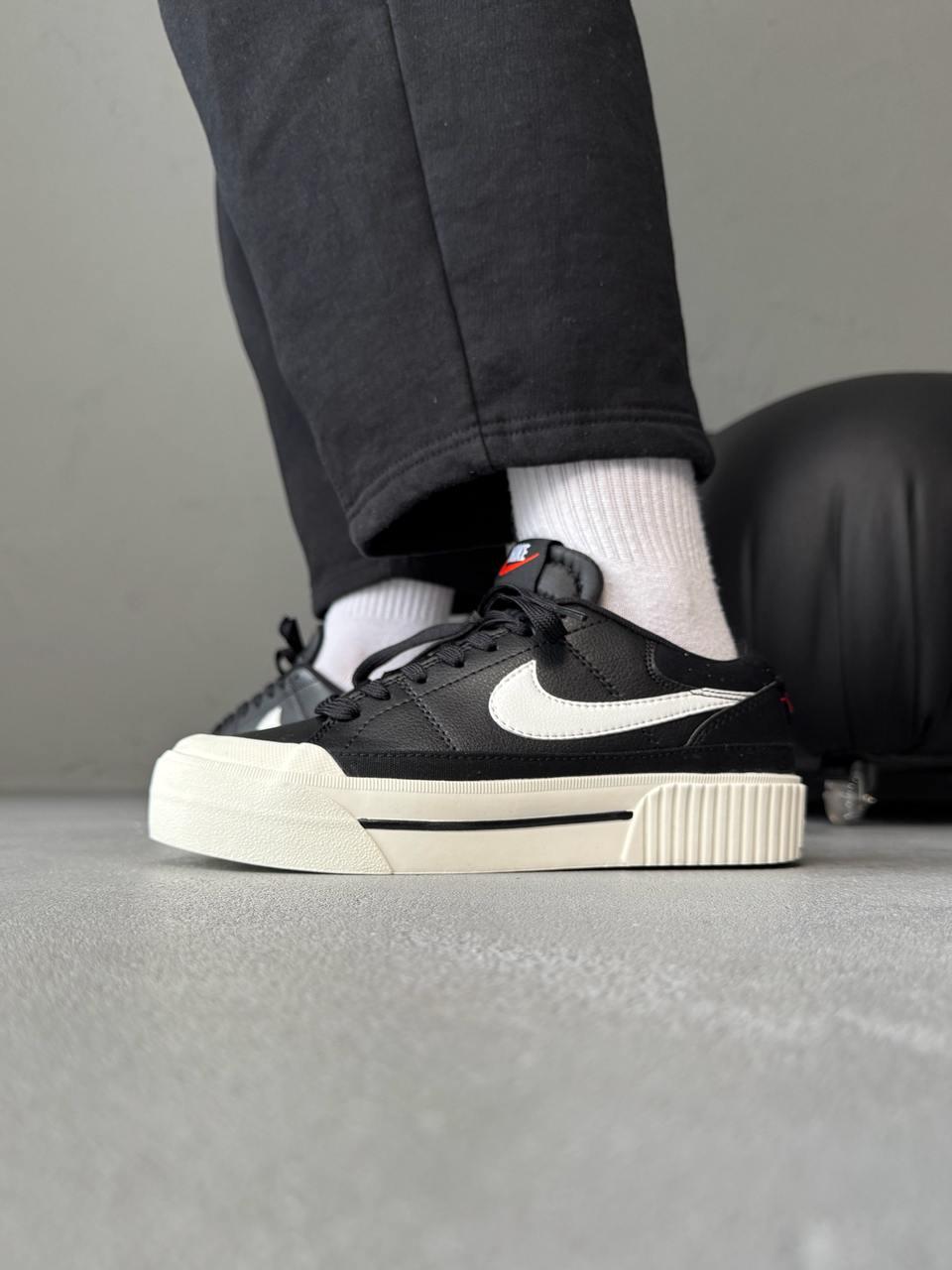 Nike Court Legacy Lift Black White