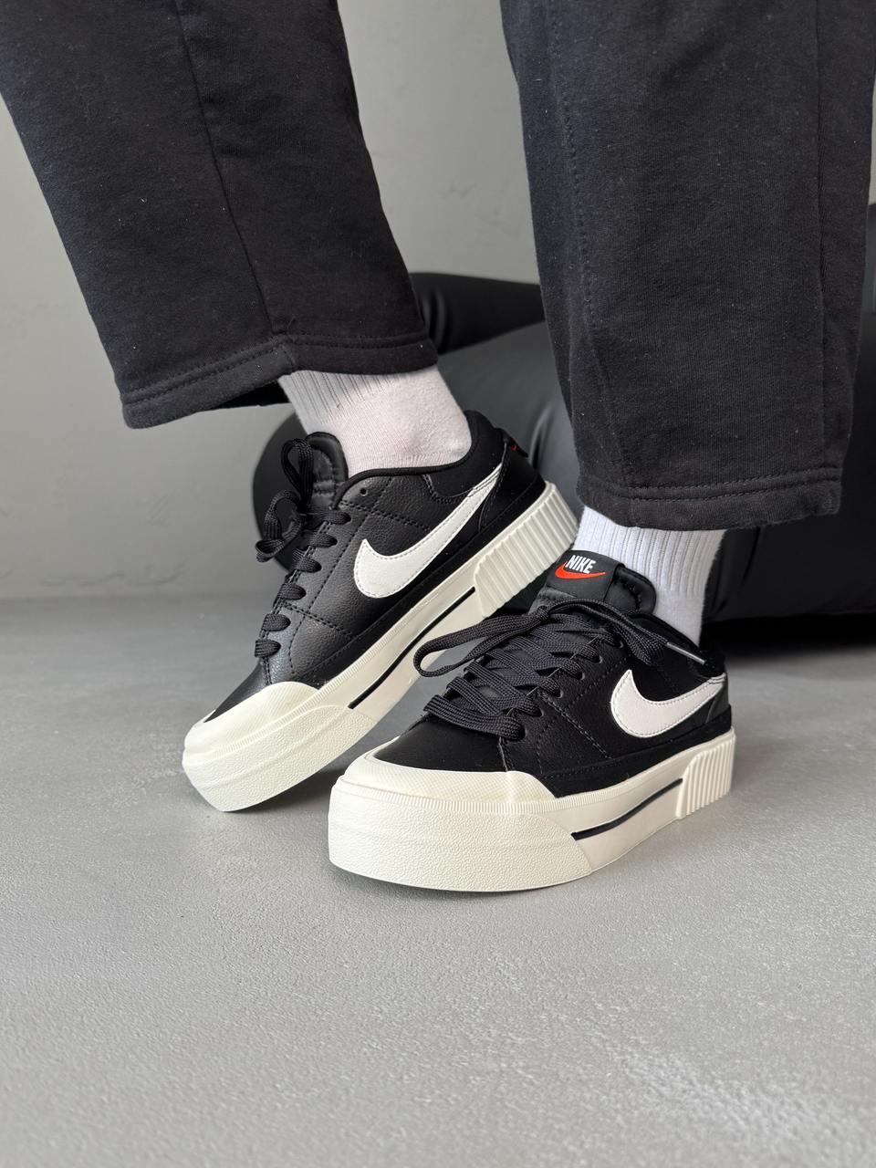 Nike Court Legacy Lift Black White