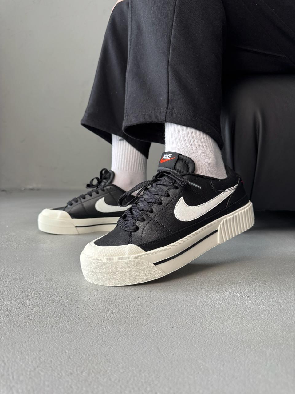 Nike Court Legacy Lift Black White