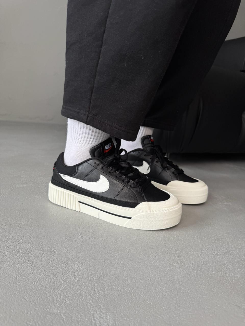 Nike Court Legacy Lift Black White