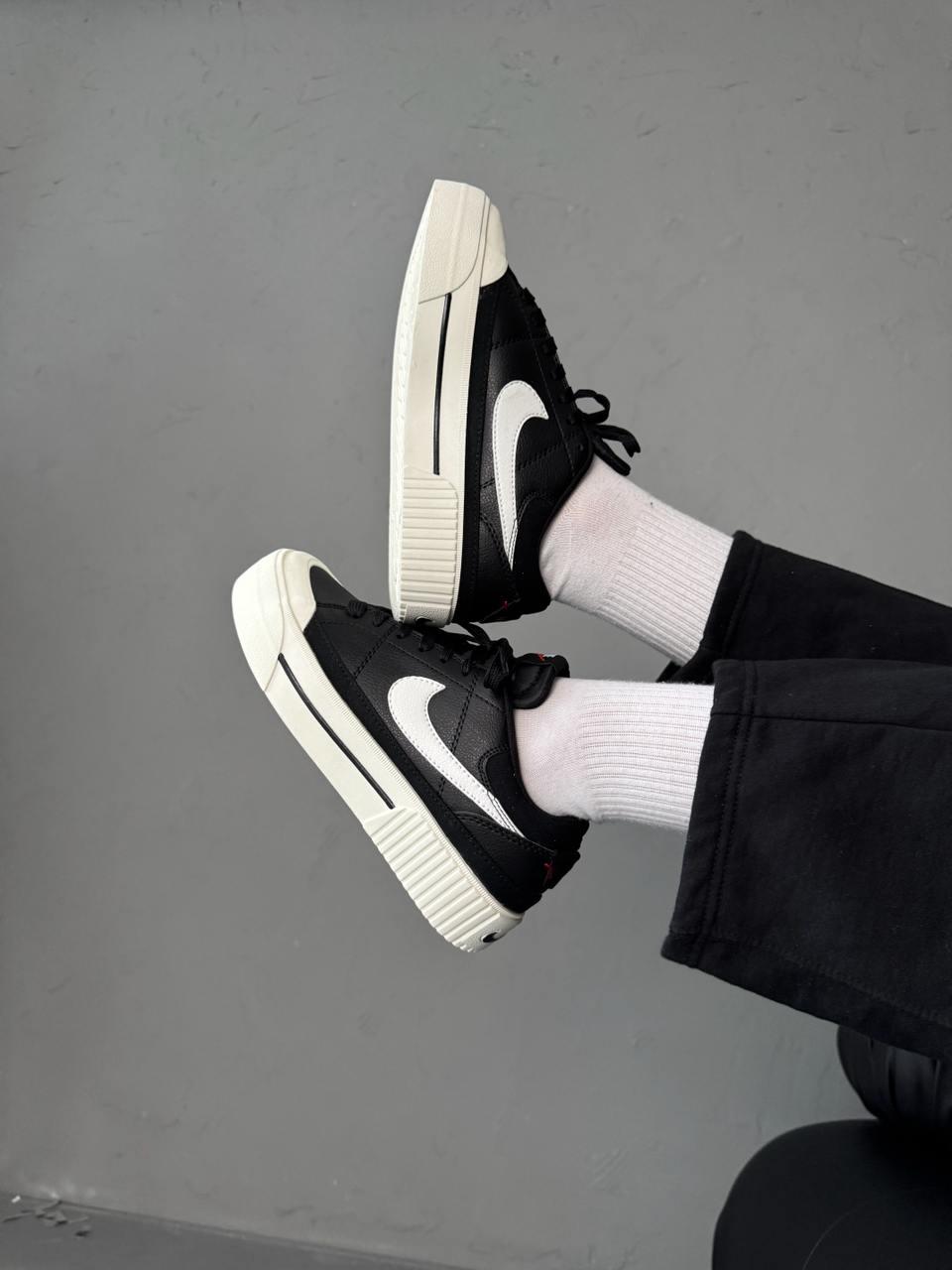 Nike Court Legacy Lift Black White