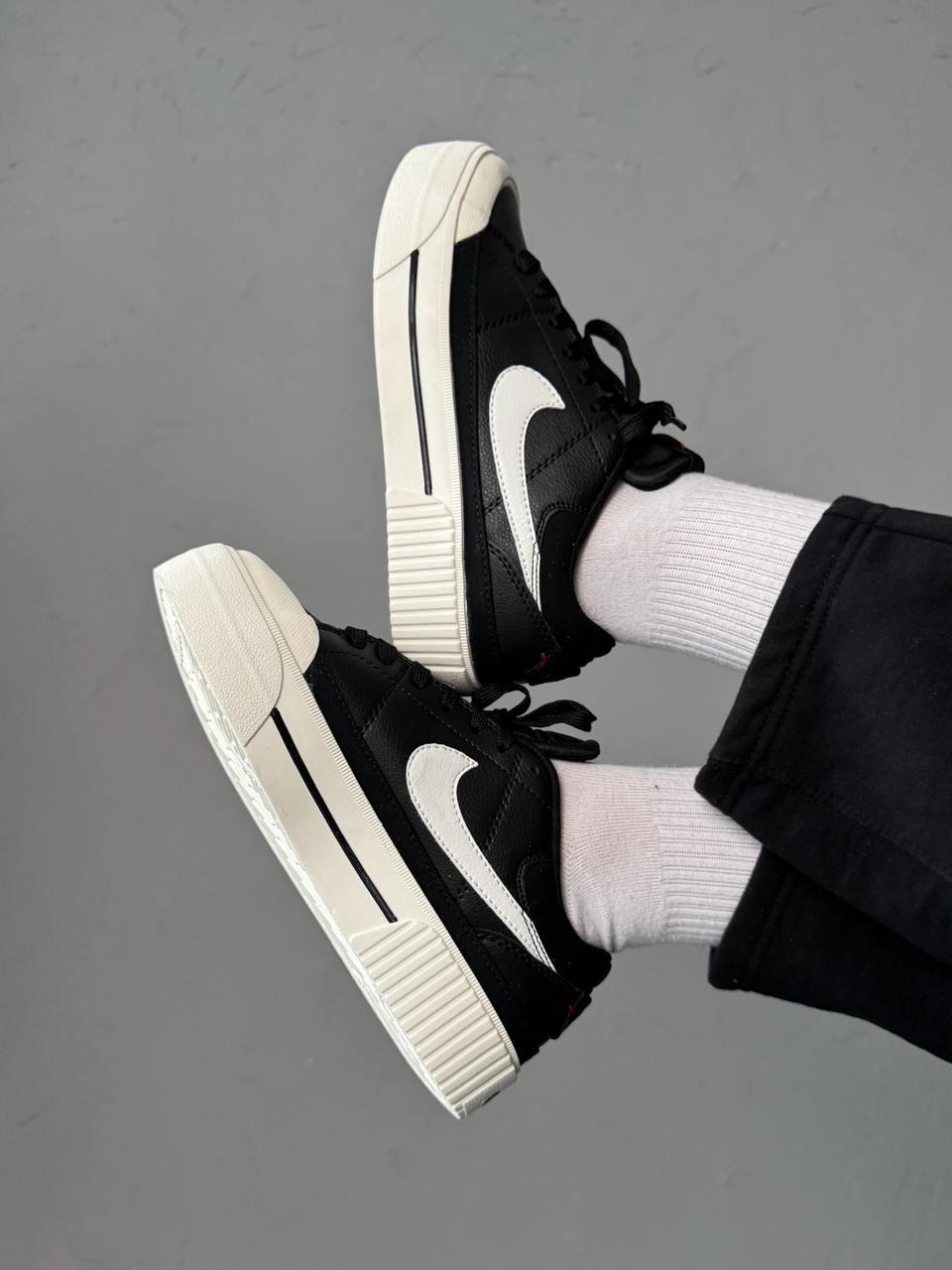Nike Court Legacy Lift Black White