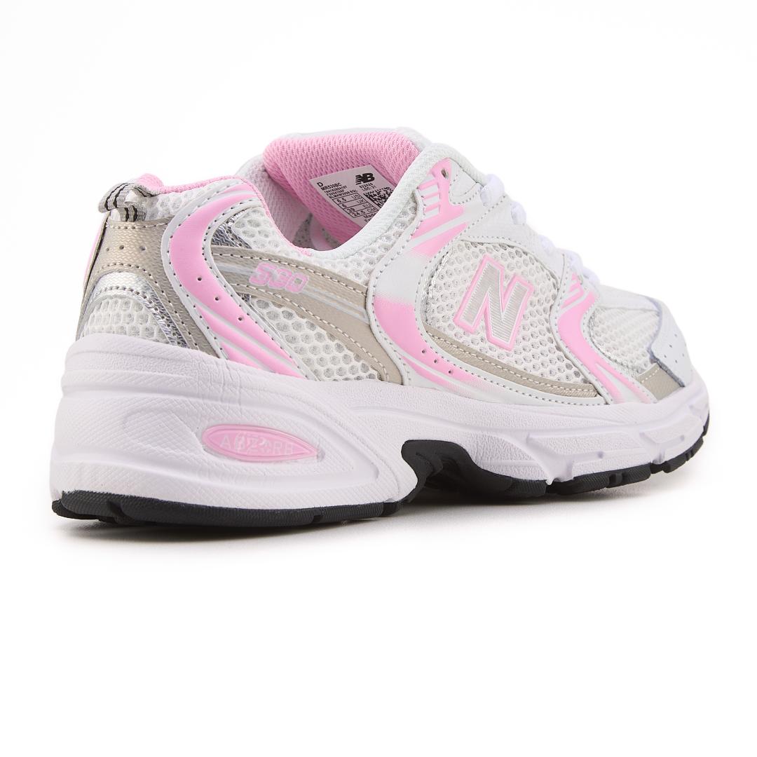 New Balance 530 White Pink Silver