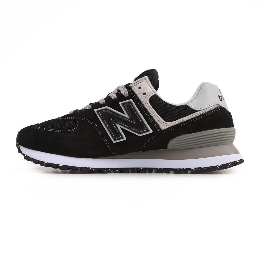 New Balance 574 Black Grey White