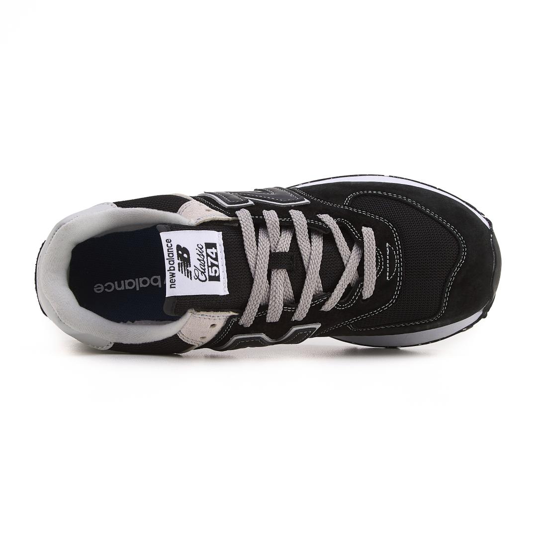 New Balance 574 Black Grey White