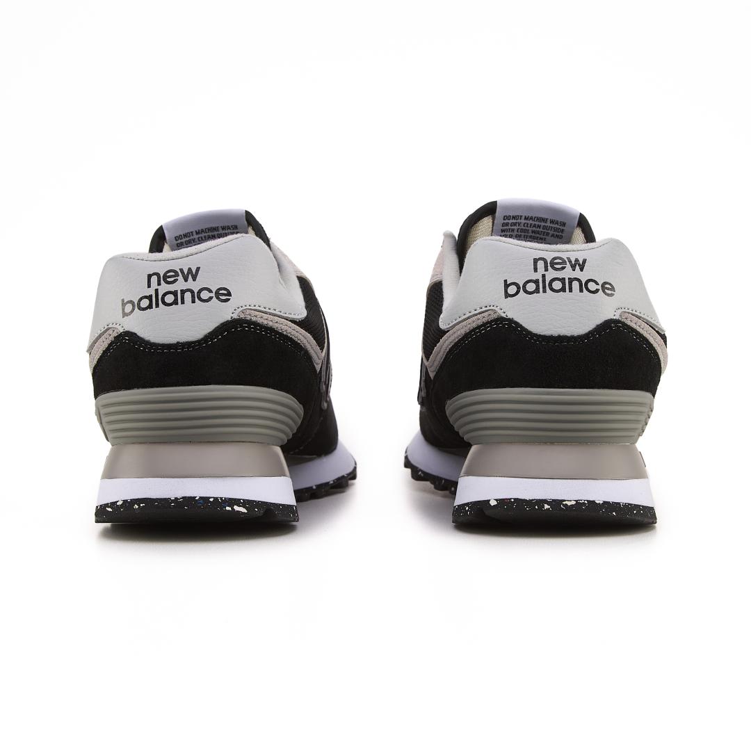 New Balance 574 Black Grey White