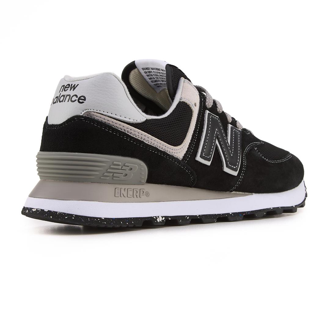 New Balance 574 Black Grey White