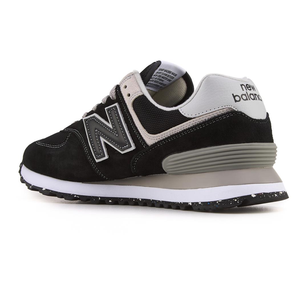 New Balance 574 Black Grey White