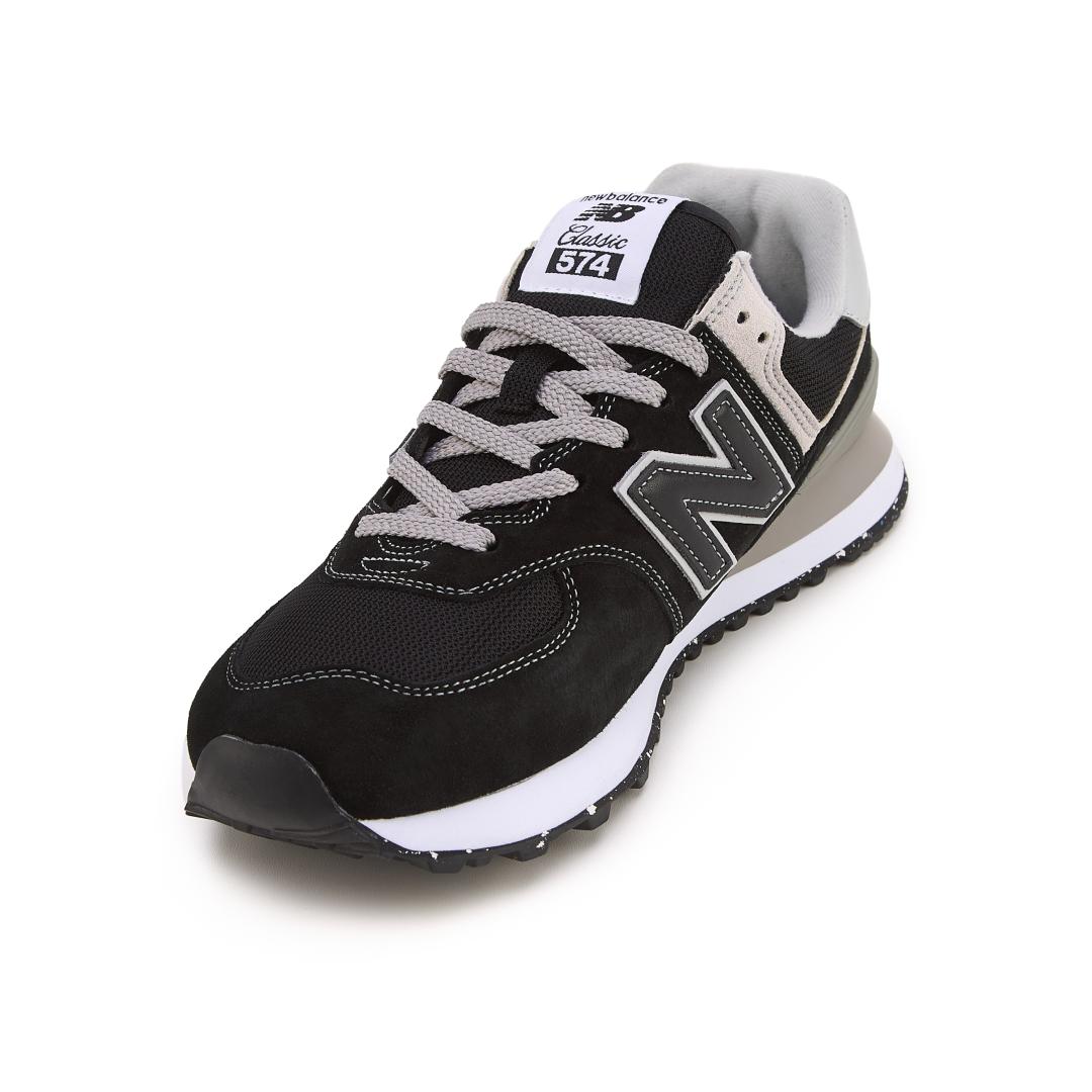New Balance 574 Black Grey White