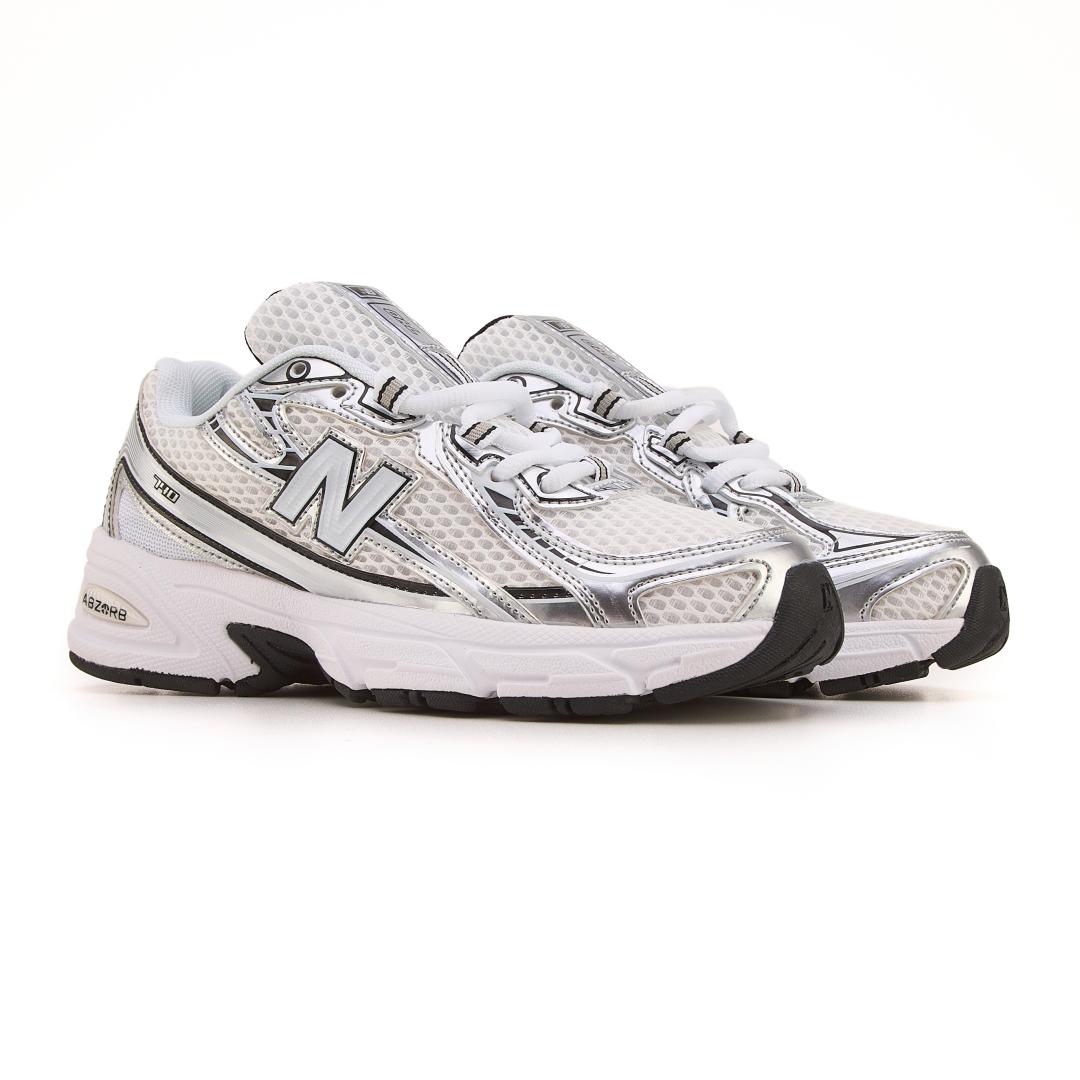 New Balance 740 White Silver Black