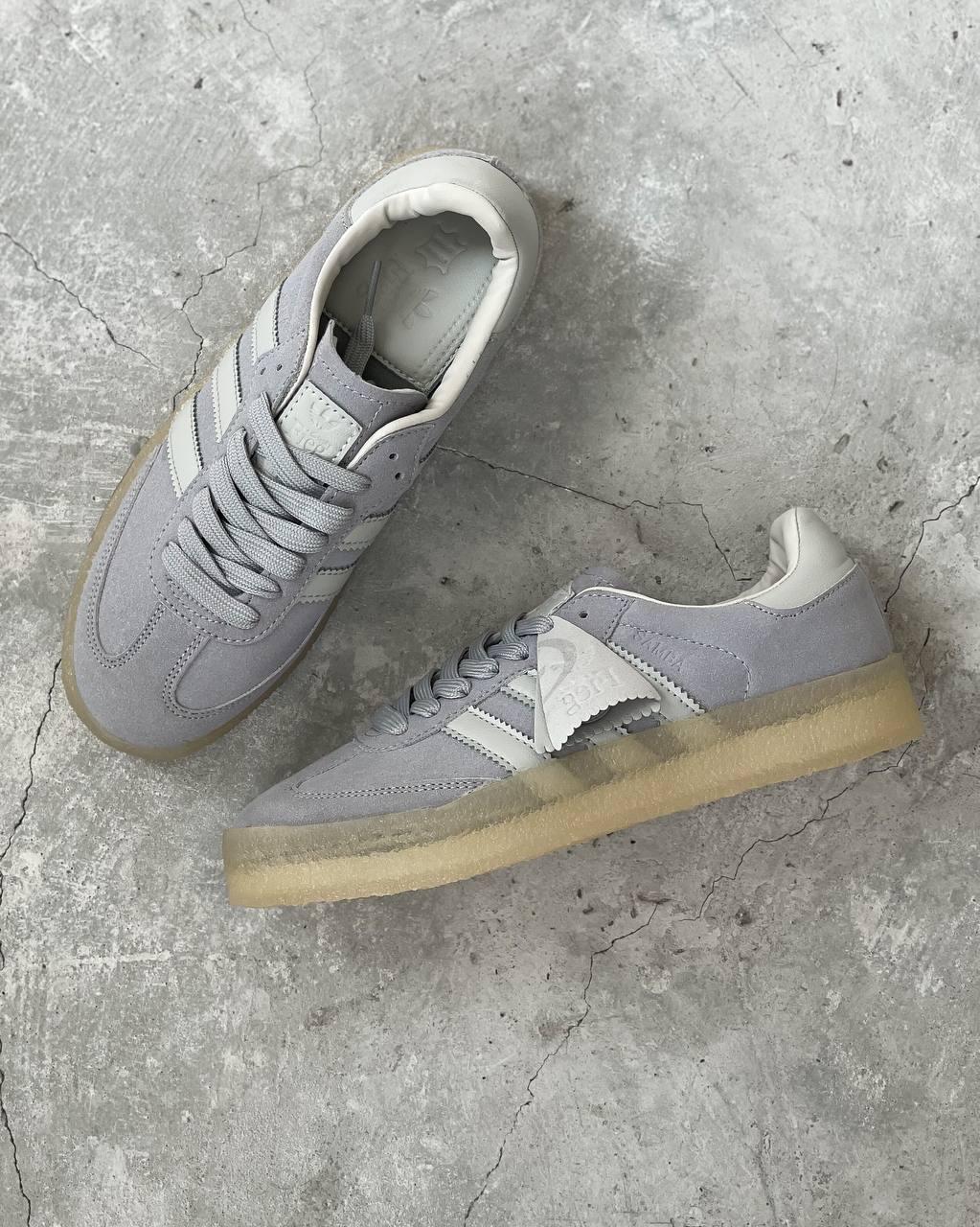 Adidas Samba x Ronnie Fieg x Clarks Grey