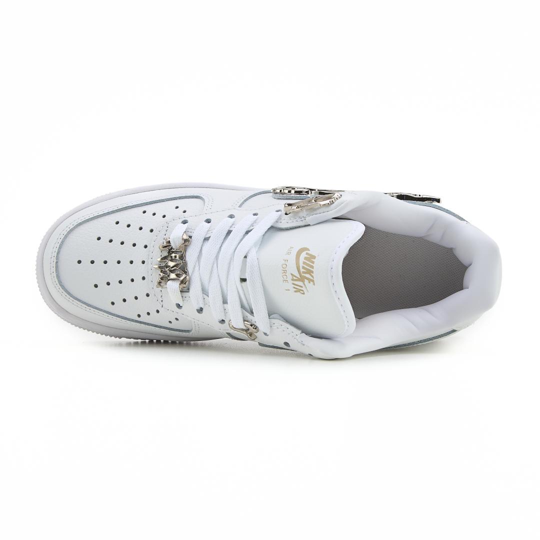 Nike Air Force 1 Low Molten Metal Silver White