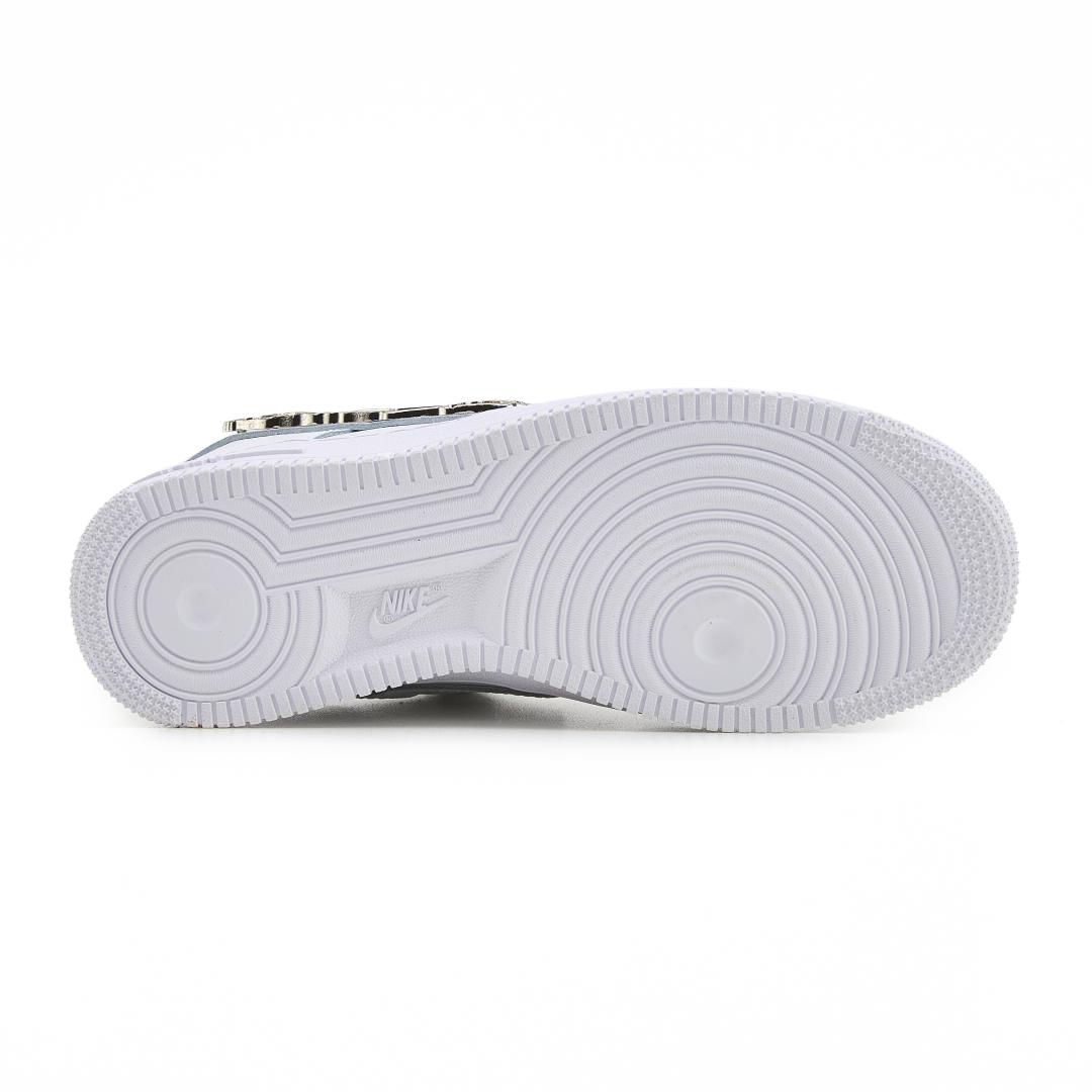 Nike Air Force 1 Low Molten Metal Silver White