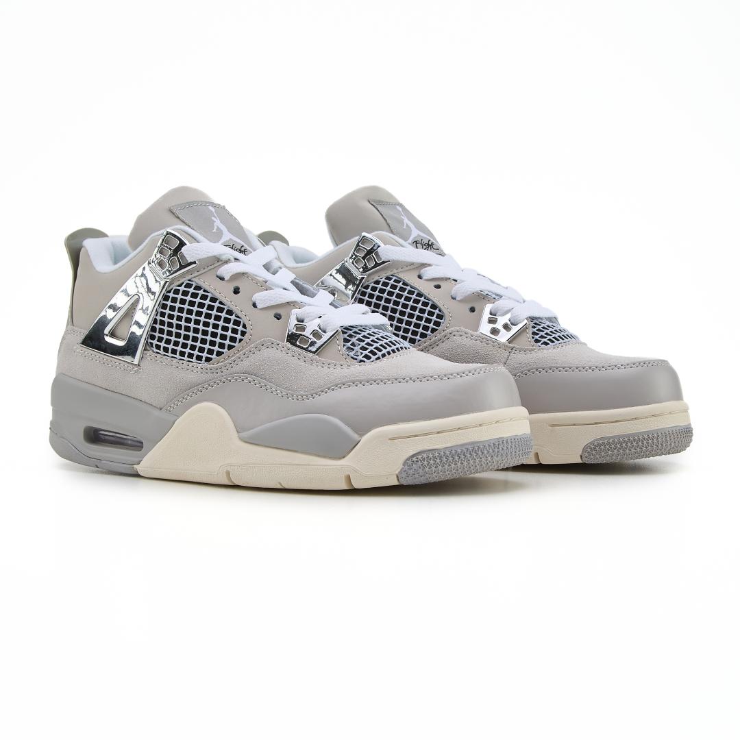 Nike Air Jordan 4 Grey Silver