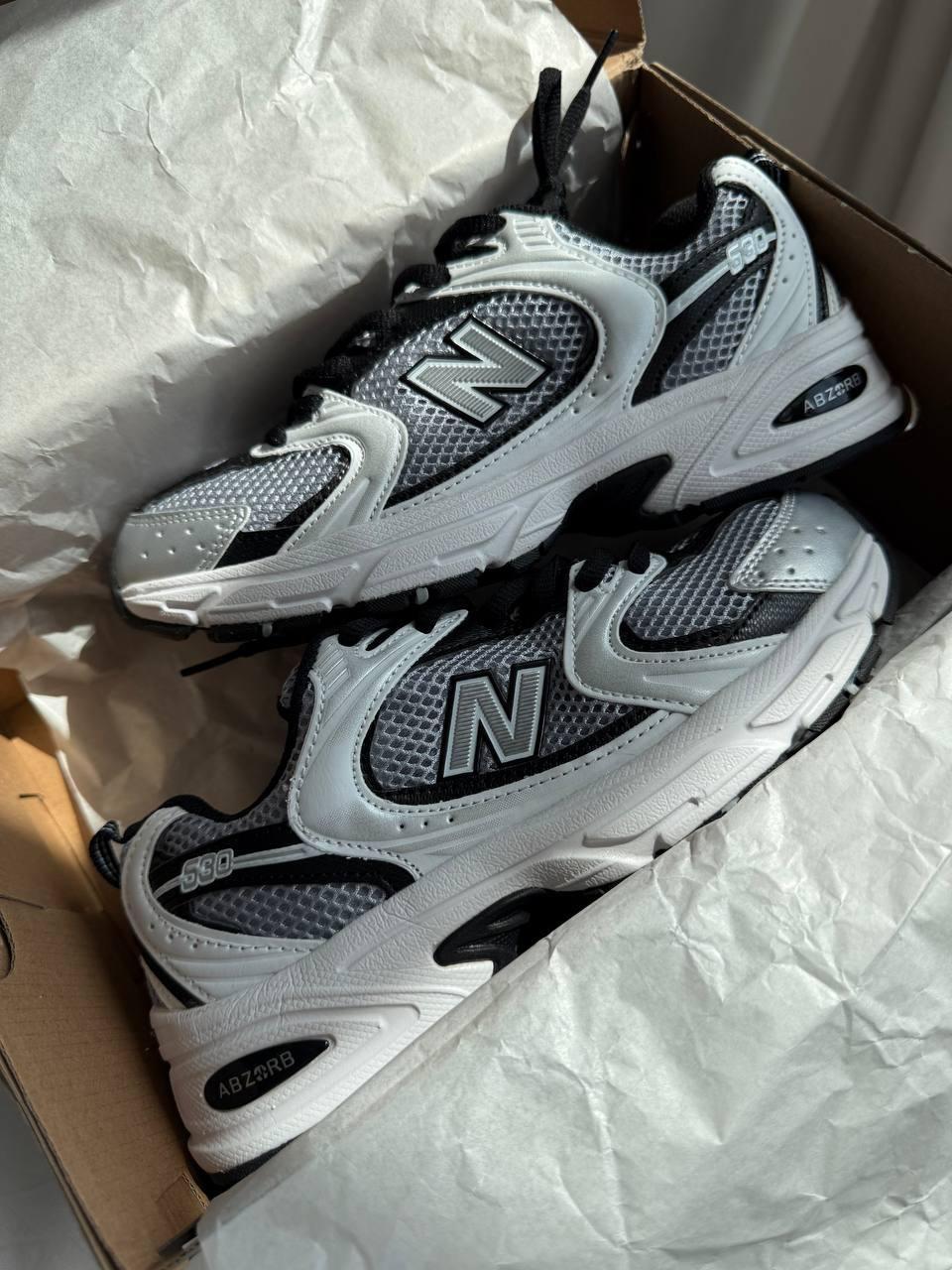 New Balance 530 White Black Grey v2