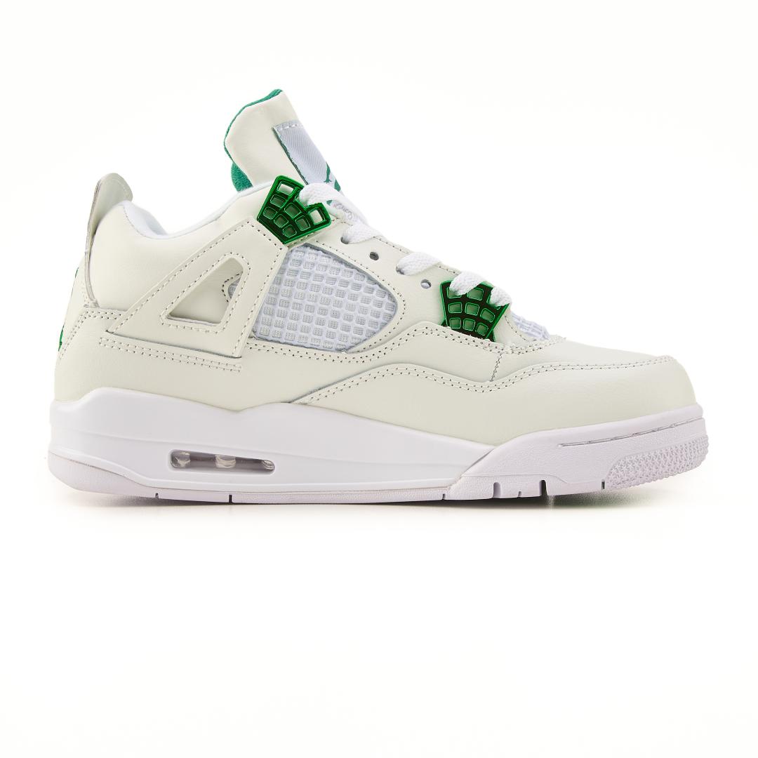 Nike Air Jordan Retro 4 White Green v2