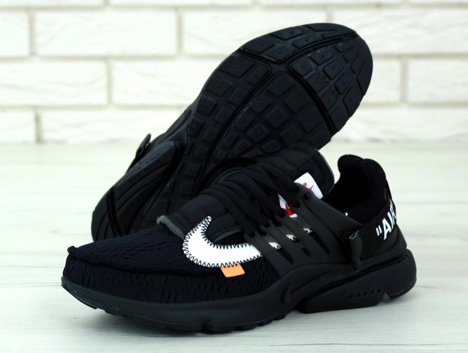 Nike Air Presto OFF WHITE Black «White Logo»