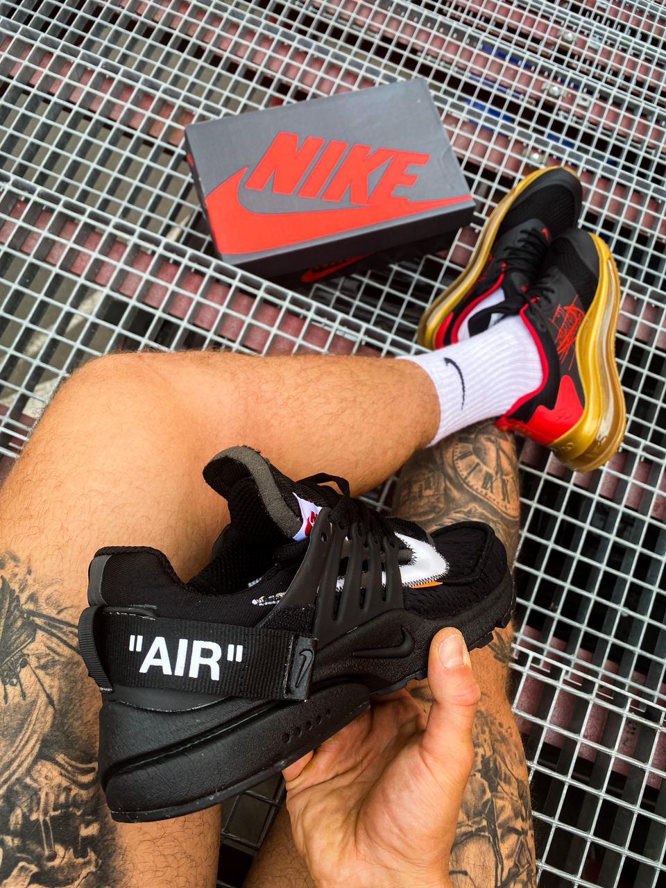 Nike Air Presto OFF WHITE Black «White Logo»