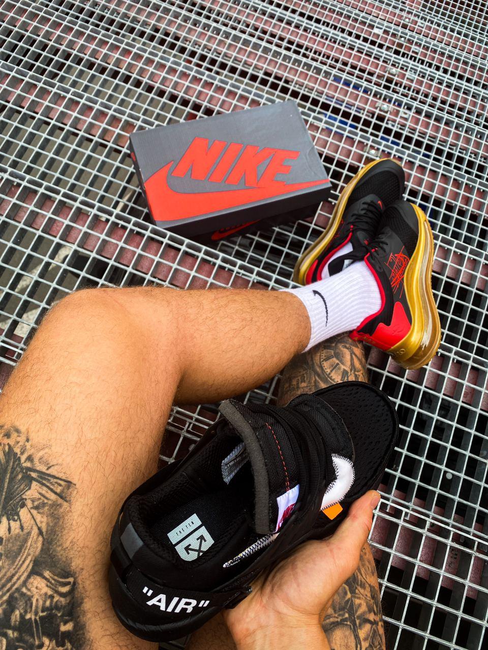 Nike Air Presto OFF WHITE Black «White Logo»