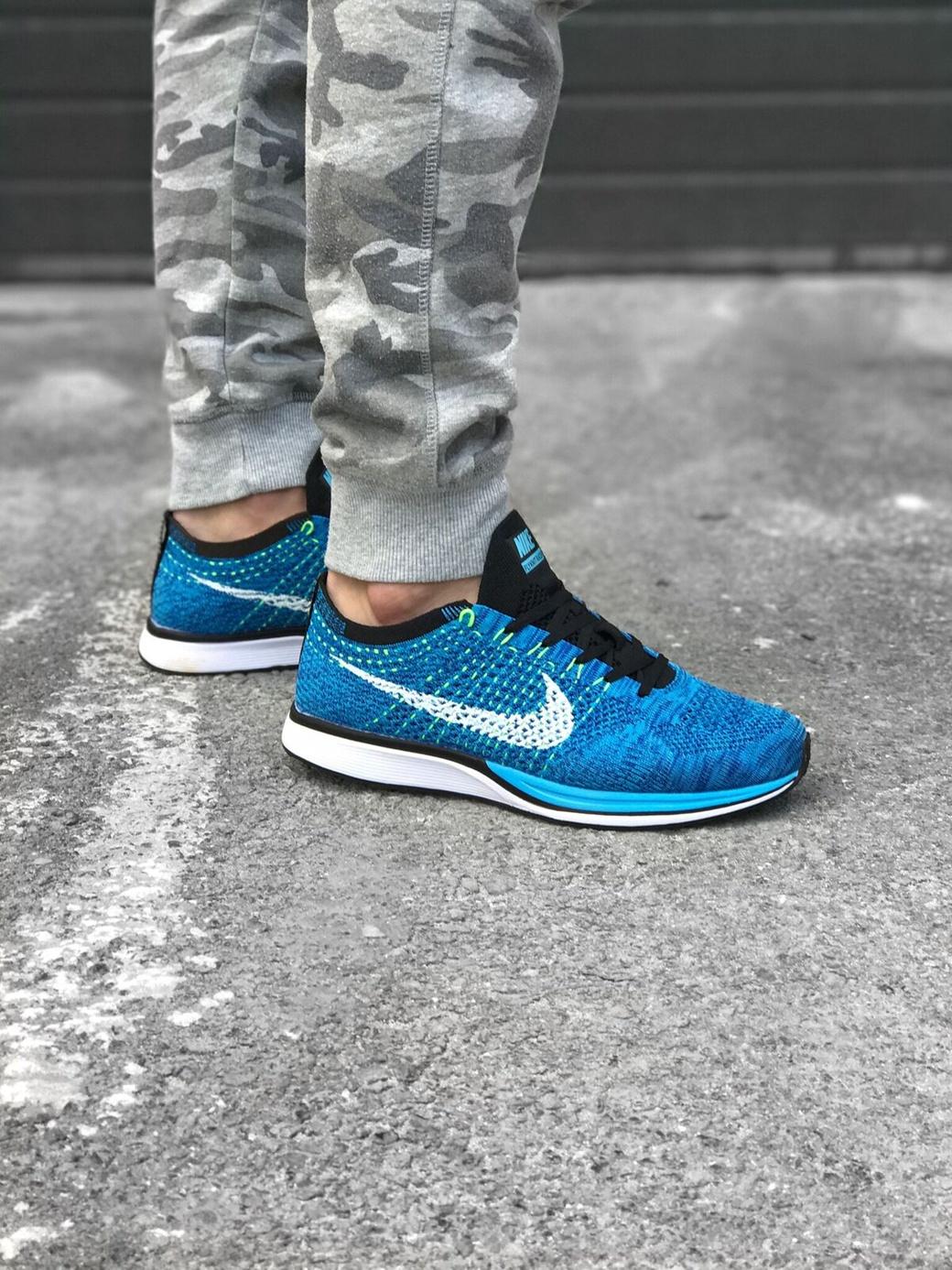 Nike Flyknit Racer Chlorine Blue