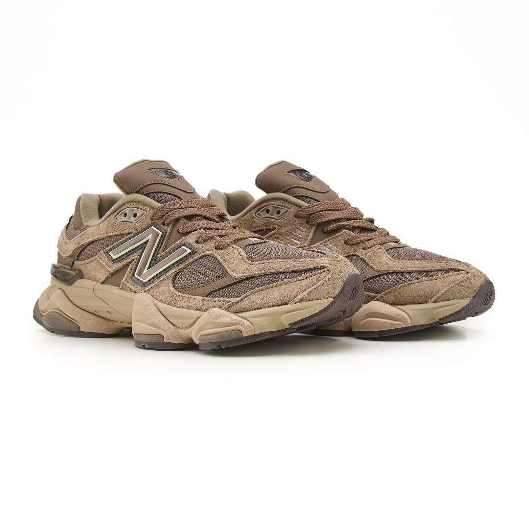 New Balance 9060 Brown Logo
