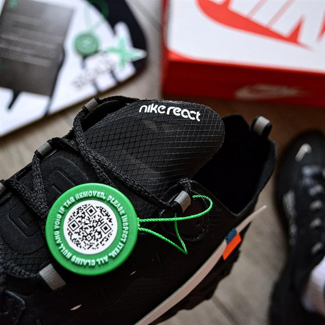 Nike React Element Off-White 'Black'
