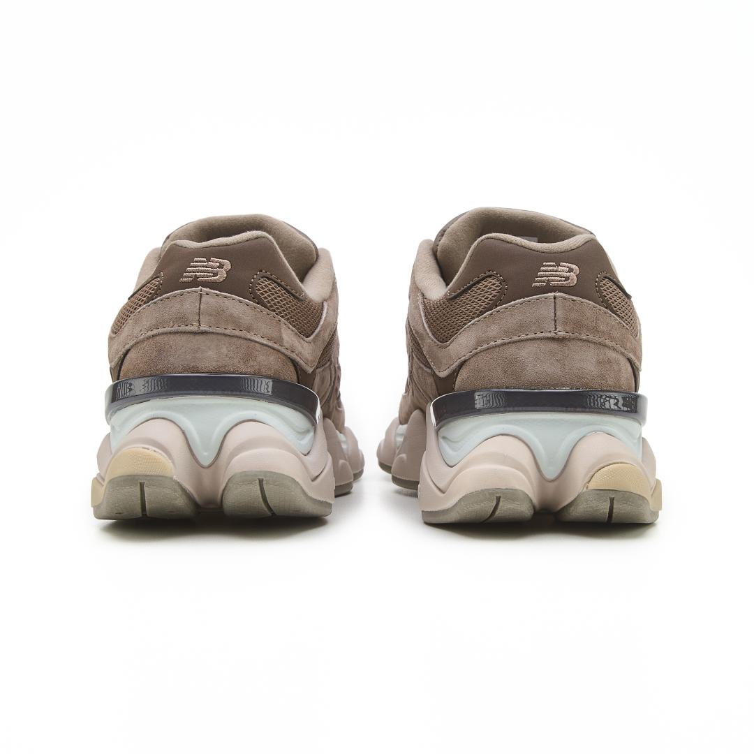 New Balance 9060 Brown Beige Logo