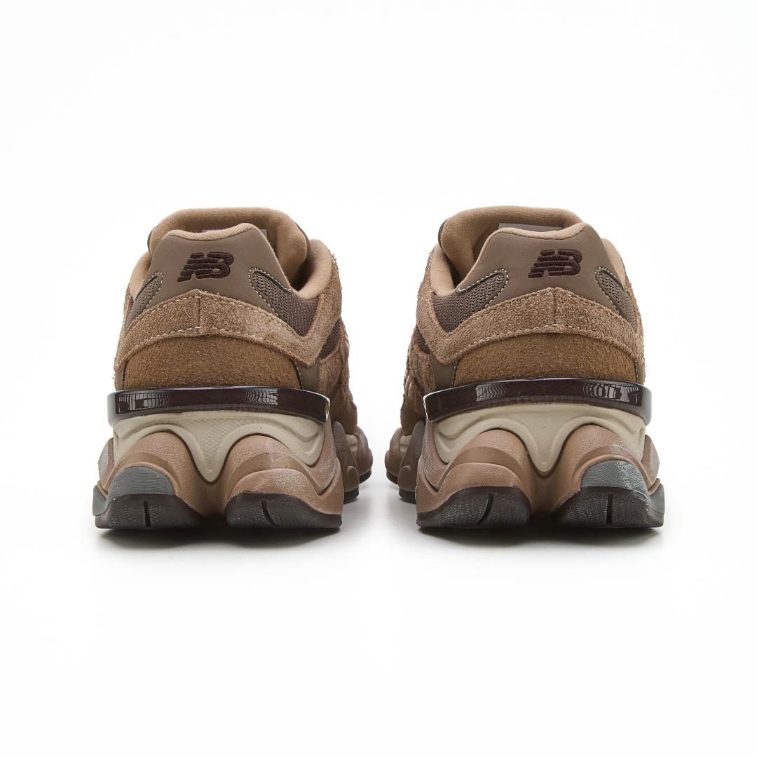 New Balance 9060 Beige Brown Logo