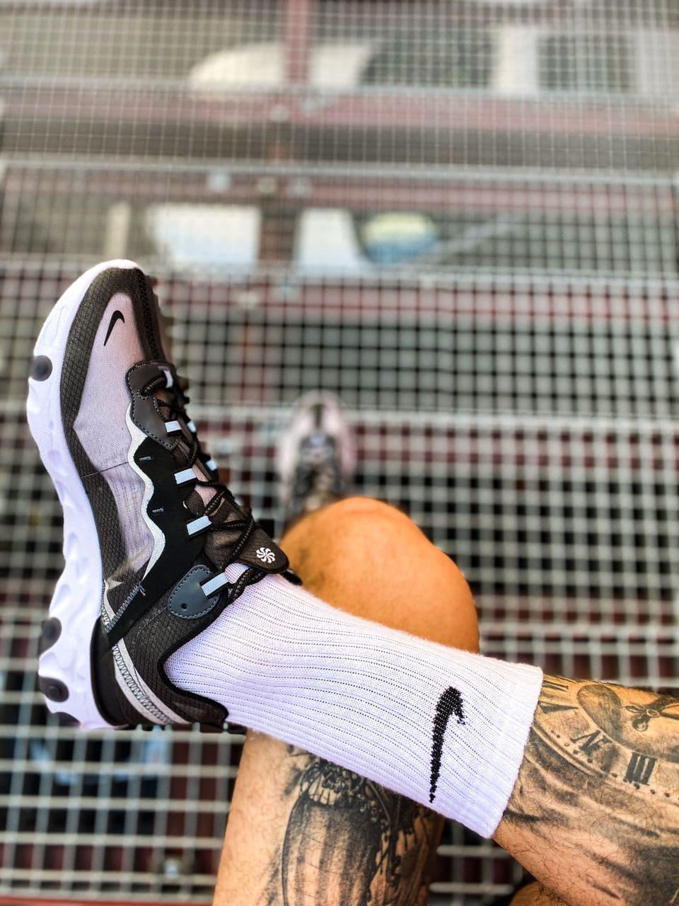 Nike React Element 55 Black White