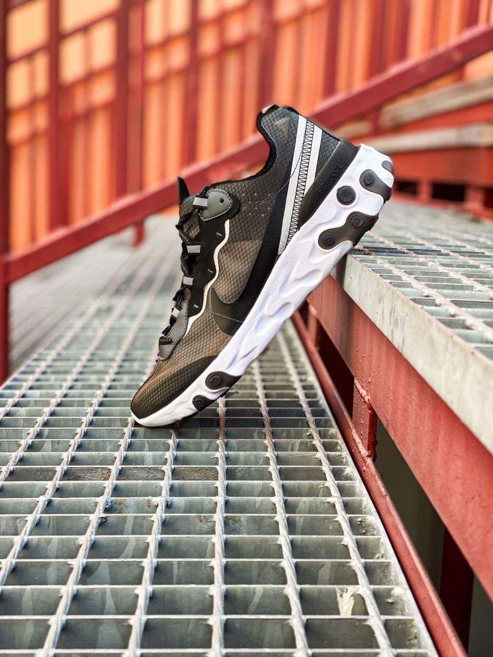 Nike React Element 55 Black White